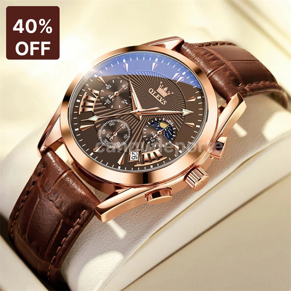 Reloj imperial de cuero