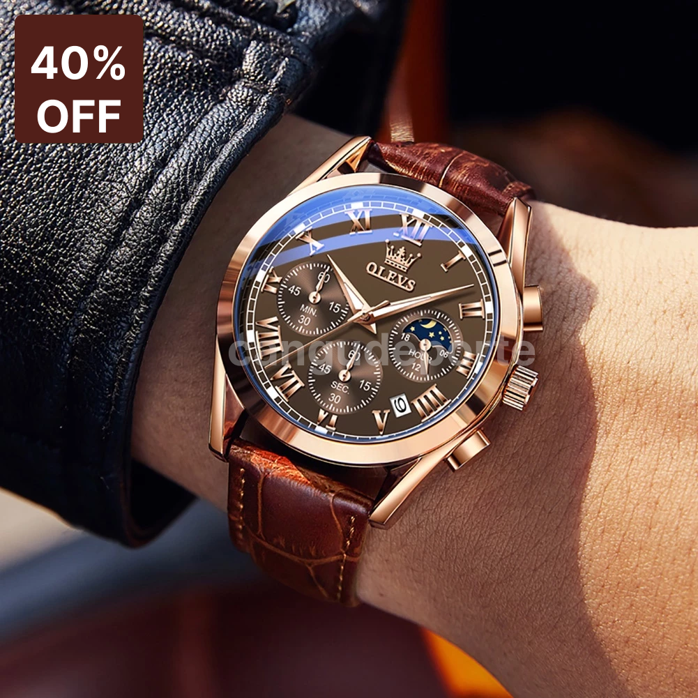 Reloj imperial de cuero
